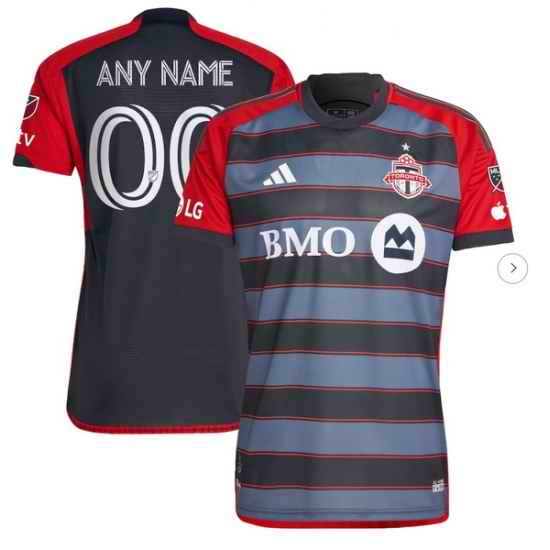 Men's Toronto FC adidas Gray 2023 Club Kit Authentic Custom Jersey